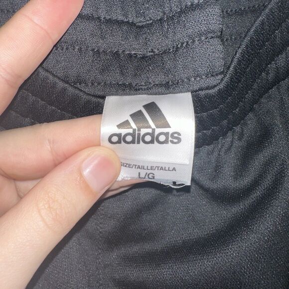 Adidas Boys Youth Black Track Pants Joggers Size Large NWT - Picture 4 of 4